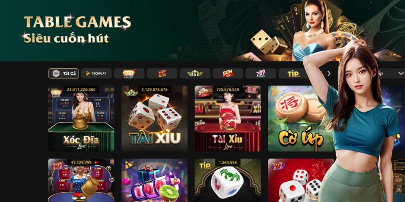 Thư viện trò chơi phong phú đáp ứng đầy đủ sở thích